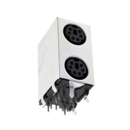 1 pcs : KMDGX-6S/6S-S4N - CONN RCPT FMALE MIN DIN 6/6P SLD