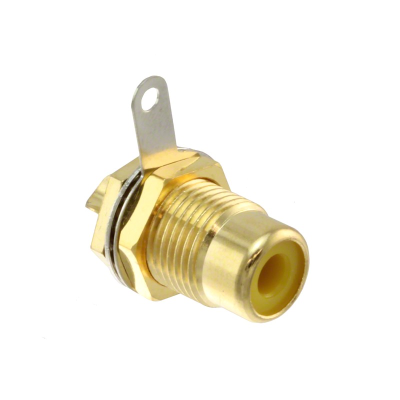 1 pcs : BPJR04AUX - CONN RCA JACK MONO 3.2MM PNL MT