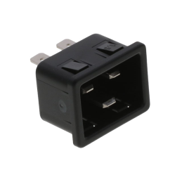 1 pcs : 6163.0013 - PWR ENT RCPT IEC320-C20 PANEL QC