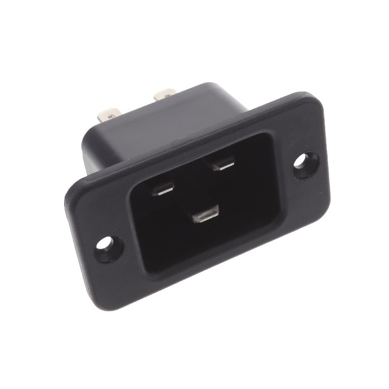 1 pcs : 6163.0003 - PWR ENT RCPT IEC320-C20 PANEL QC