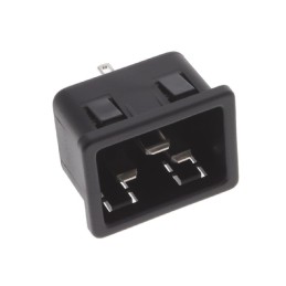 1 pcs : 6163.0012 - PWR ENT RCPT IEC320-C20 PNL SLDR