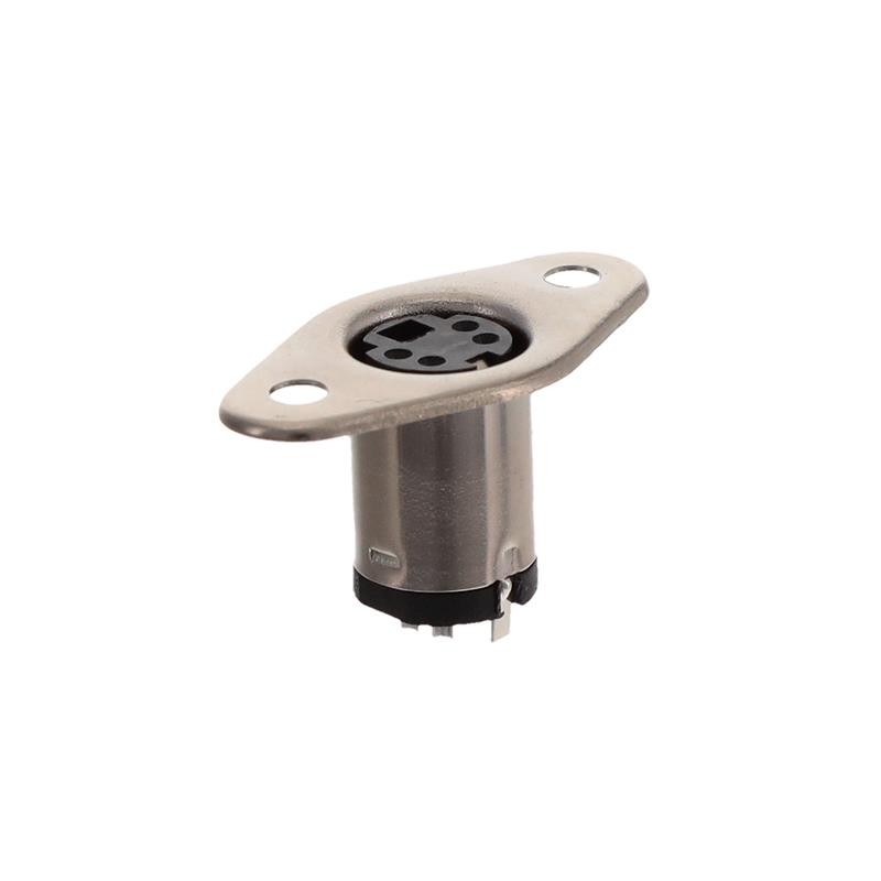 1 pcs : KMDPX-4S-M-1 - MINI-DIN PANEL MNT 4P