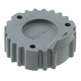 1 pcs : HDC16-6 - CONN PROTECTIVE COVER 6 GRAY