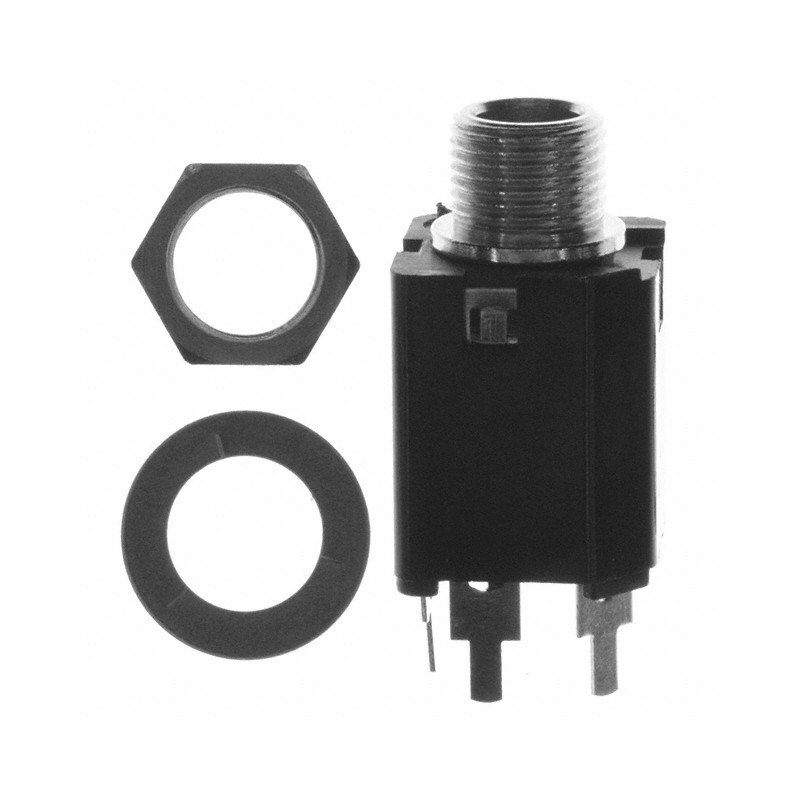 1 pcs : 112APCX - CONN JACK MONO 6.35MM PNL MNT