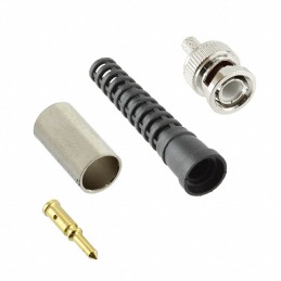 1 pcs : BU-P3791 - CONN BNC PLUG STR 50 OHM CRIMP