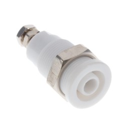 1 pcs : BU-P72930-9 - CONN BANANA JACK THRD WHITE