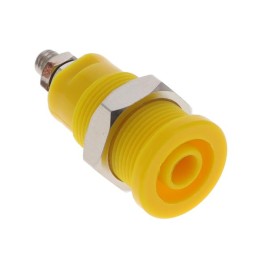 1 pcs : BU-P72930-4 - CONN BANANA JACK THRD YELLOW