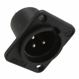 1 pcs : PD3MSC1 - CONN RCPT MALE XLR 3P SOLDER CUP