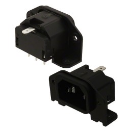 1 pcs : GSP1.9113.1 - PWR ENT RCPT IEC320-C14 PNL SLDR