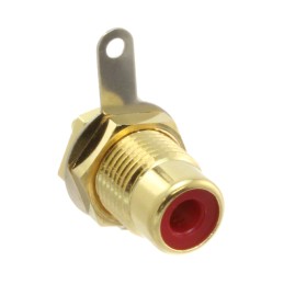 1 pcs : BPJR02AUX - CONN RCA JACK MONO 3.2MM PNL MT