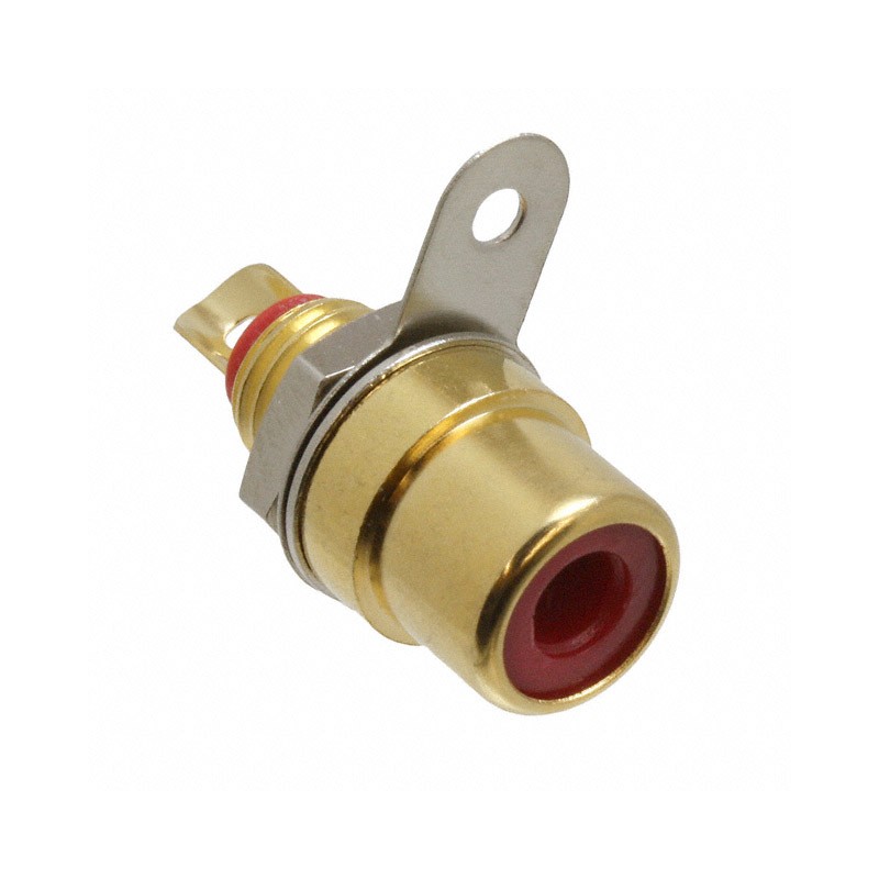 1 pcs : BPJF02AUX - CONN RCA JACK MONO 3.2MM PNL MT