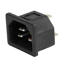 1 pcs : 6173.002 - PWR ENT RCPT IEC320-C22 PANEL QC