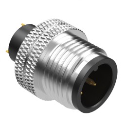 1 pcs : 50-00958 - CONN PLUG MALE 3P GOLD SLDR CUP