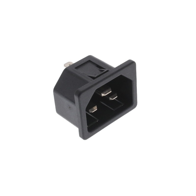 1 pcs : 6173.0014 - PWR ENT RCPT IEC320-C22 PANEL QC