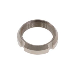 1 pcs : GEG.1S.242.LN - CONN NOTCHED NUT SILVER