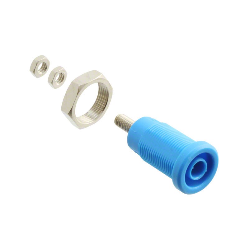 1 pcs : 72930-6 - CONN BANANA JACK THRD BLUE