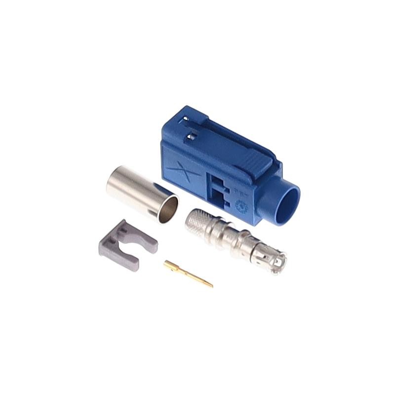 1 pcs : FK1FCG - FAKRA GEN 1 CODE C BLUE FEMALE J