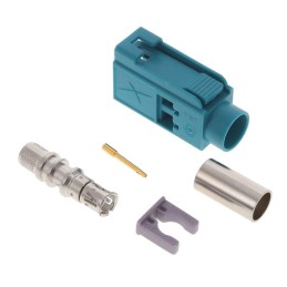 1 pcs : FK1FZG - FAKRA GEN 1 CODE Z WATER BLUE FE