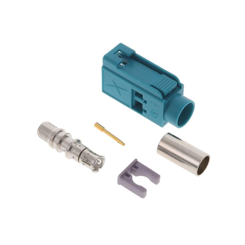 1 pcs : FK1FZG - FAKRA GEN 1 CODE Z WATER BLUE FE