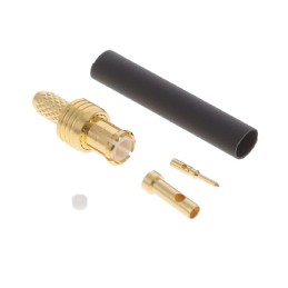 1 pcs : CONMCX007-R178 - CONN MCX PLUG STR 50 OHM CRIMP