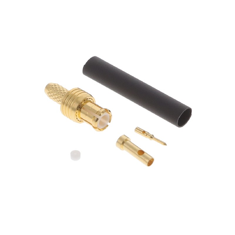 1 pcs : CONMCX007-R178 - CONN MCX PLUG STR 50 OHM CRIMP