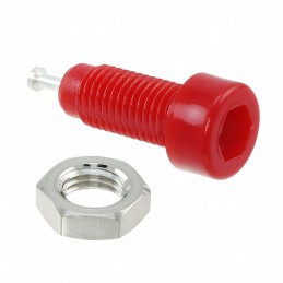 1 pcs : 6031 - CONN TIP JACK TURRET RED