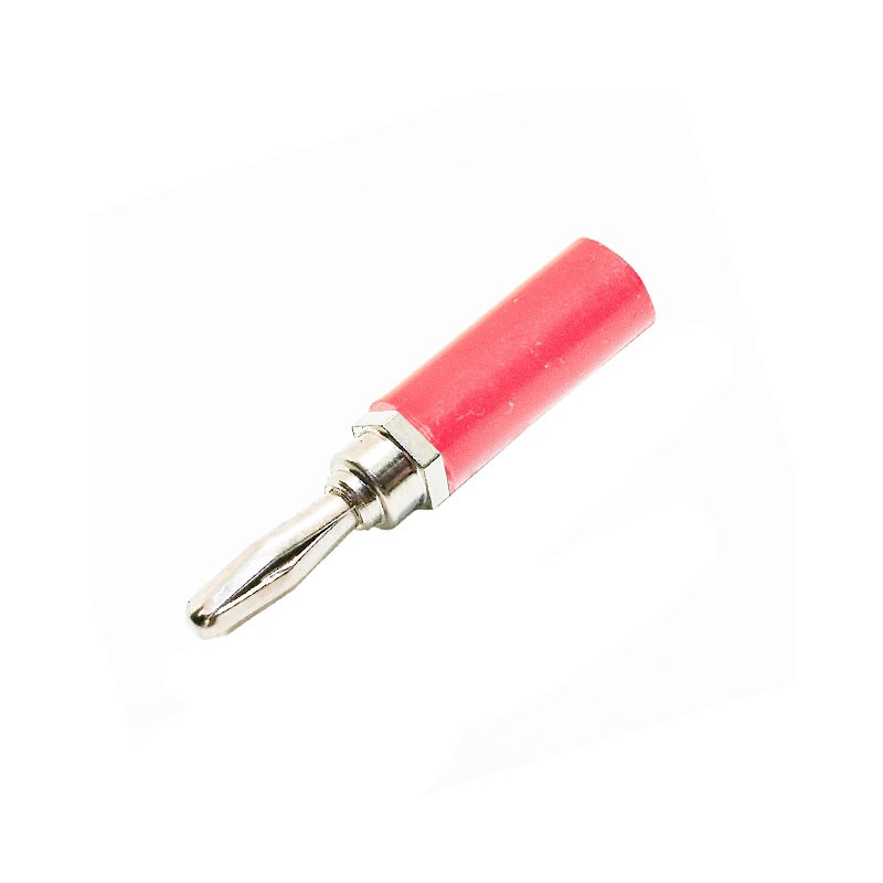 1 pcs : BU-00244-2 - CONN BANANA PLUG SOLDERLESS RED