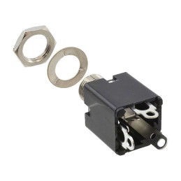 1 pcs : L112BX - CONN JACK STEREO 6.35MM PNL MNT