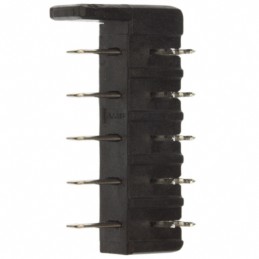 1 pcs : 787141-1 - CONN HDR 5POS 5.00MM KINKED PIN