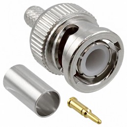 1 pcs : VB10-2050 - CONN BNC PLUG STR 50 OHM CRIMP
