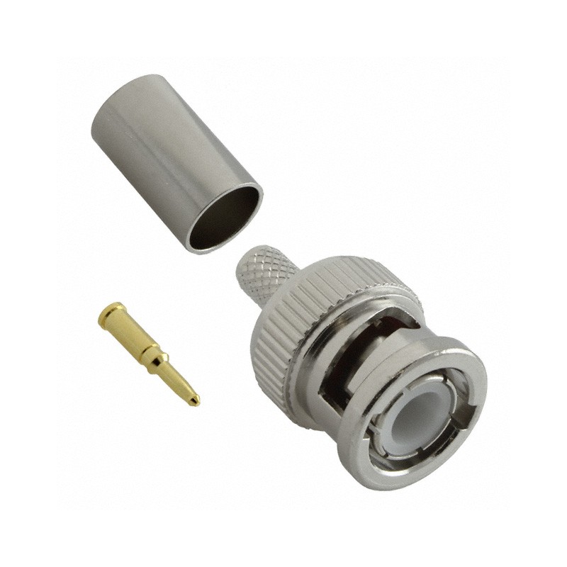 1 pcs : VB10-2051 - CONN BNC PLUG STR 50 OHM CRIMP