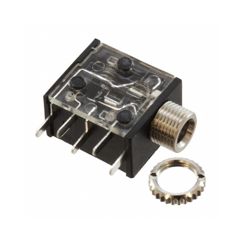 1 pcs : 35RAPC4BV4 - CONN JACK STEREO 3.5MM R/A