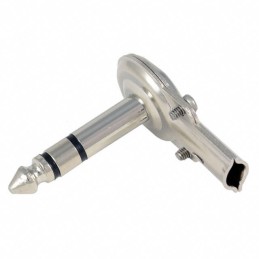 1 pcs : 50-00185 - CONN PLUG STEREO 6.35MM RA 3COND