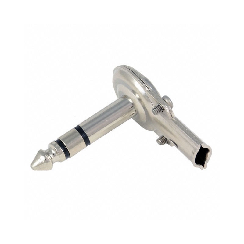 1 pcs : 50-00185 - CONN PLUG STEREO 6.35MM RA 3COND