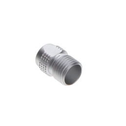 1 pcs : FFA.00.130.LC - CONN BACK-NUT COLLET SILVER