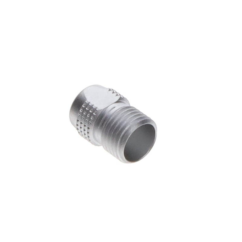 1 pcs : FFA.00.130.LC - CONN BACK-NUT COLLET SILVER
