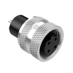 1 pcs : 50-01026 - M12 D-CODE 4POS RCPT MOLDING