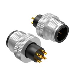 1 pcs : 50-01019 - M12 B-CODE 5POS PLUG MOLDING