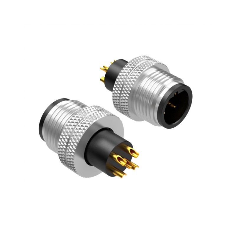 1 pcs : 50-01019 - M12 B-CODE 5POS PLUG MOLDING