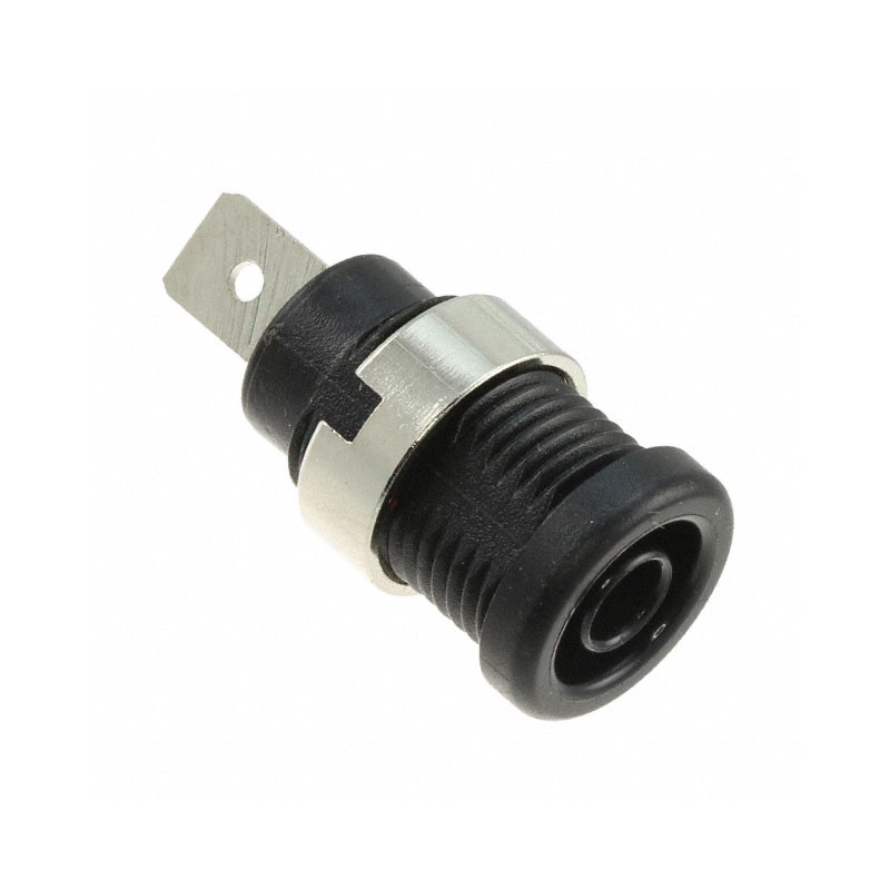 1 pcs : BU-31610-0 - CONN BANANA JACK SLDR TABS BLACK