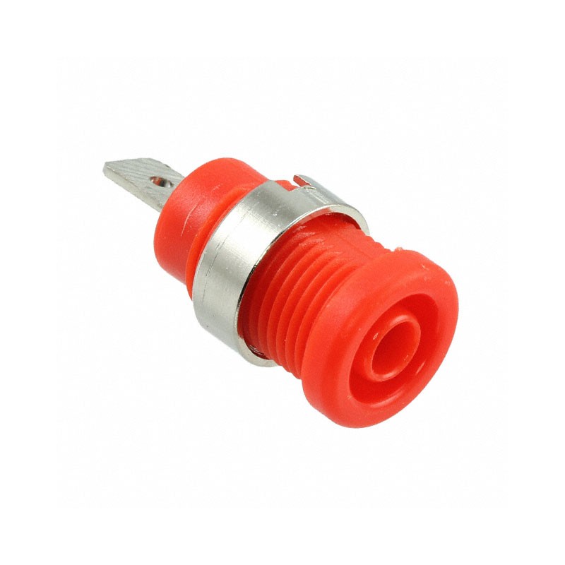 1 pcs : BU-31610-2 - CONN BANANA JACK SOLDER TABS RED