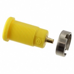 1 pcs : 5931-4 - CONN BANANA JACK SOLDER YELLOW