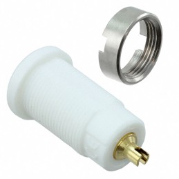 1 pcs : 5931-9 - CONN BANANA JACK SOLDER WHITE