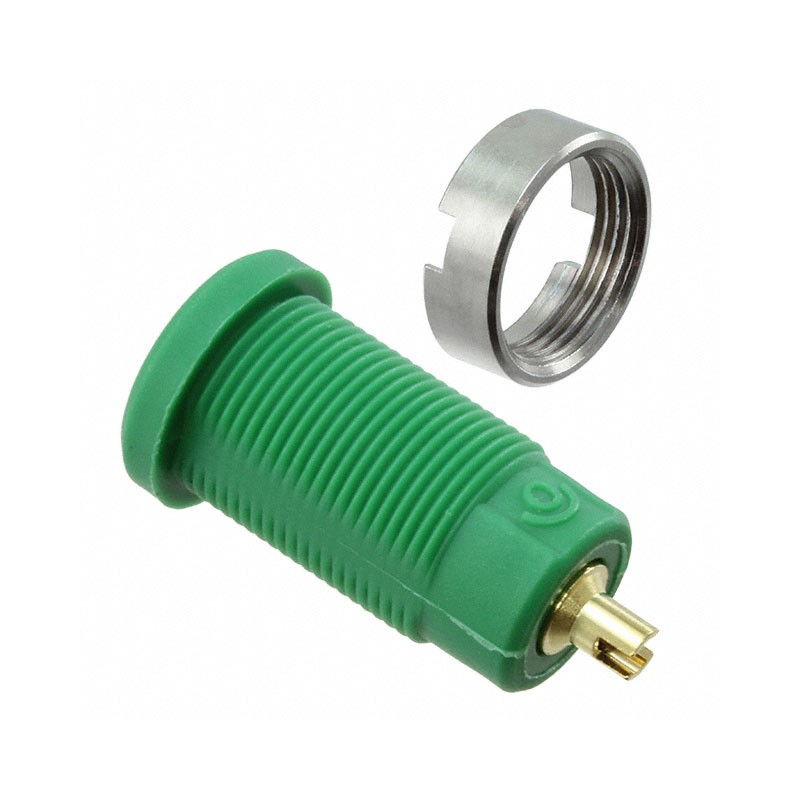 1 pcs : 5931-5 - CONN BANANA JACK SOLDER GREEN