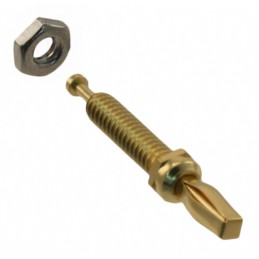 1 pcs : 4513 - CONN BANANA PLUG MINIATURE THRD