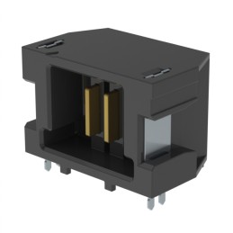 1 pcs : UMPT-02-01-L-RA-WT-M-TR - CONN HDR 2POS 2.00MM R/A SLDR