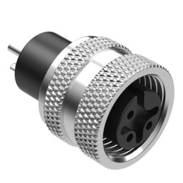 1 pcs : 50-00951 - CONN RCPT FMALE 3P GOLD SLDR CUP