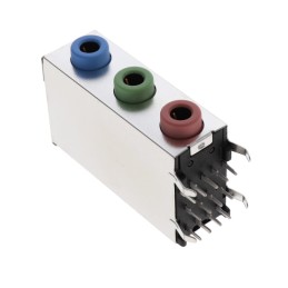 1 pcs : STX-4335-5BGP-S1 - STEREO JACK 3.5MM, TRIPLE STACKE