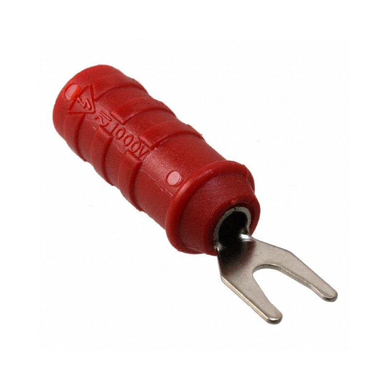 1 pcs : 1614A-2 - ADAPT SPADE LUG TO BAN JACK RED
