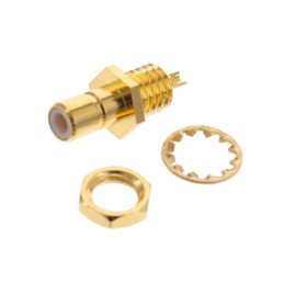 1 pcs : 1-1337480-0 - SMB FM BHSKT 50OHM GOLD PLTD